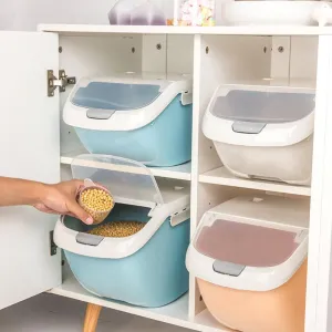 6kg Airtight Rice Storage Container with Convenient Flip Lid