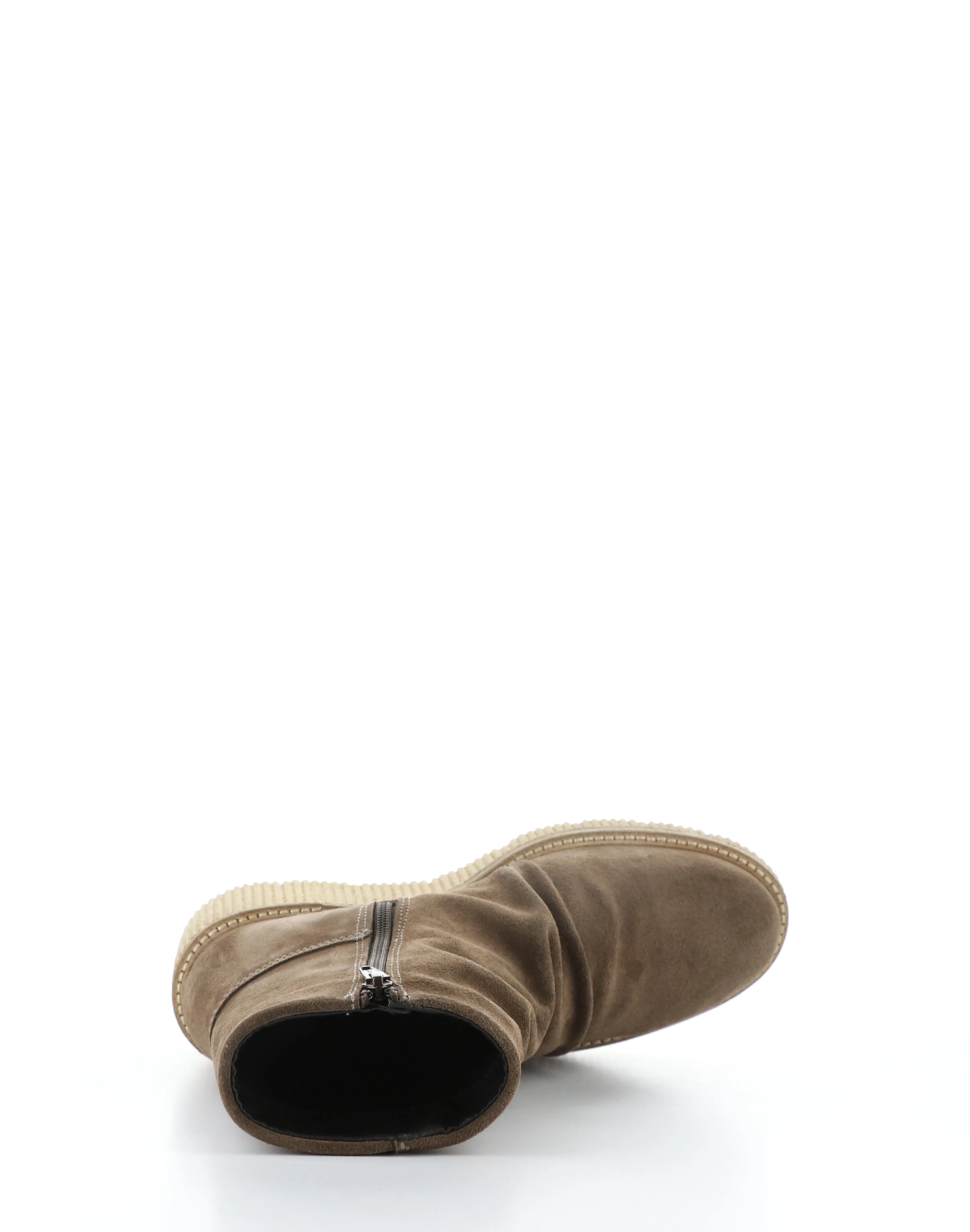 ALINA TAUPE Round Toe Boots