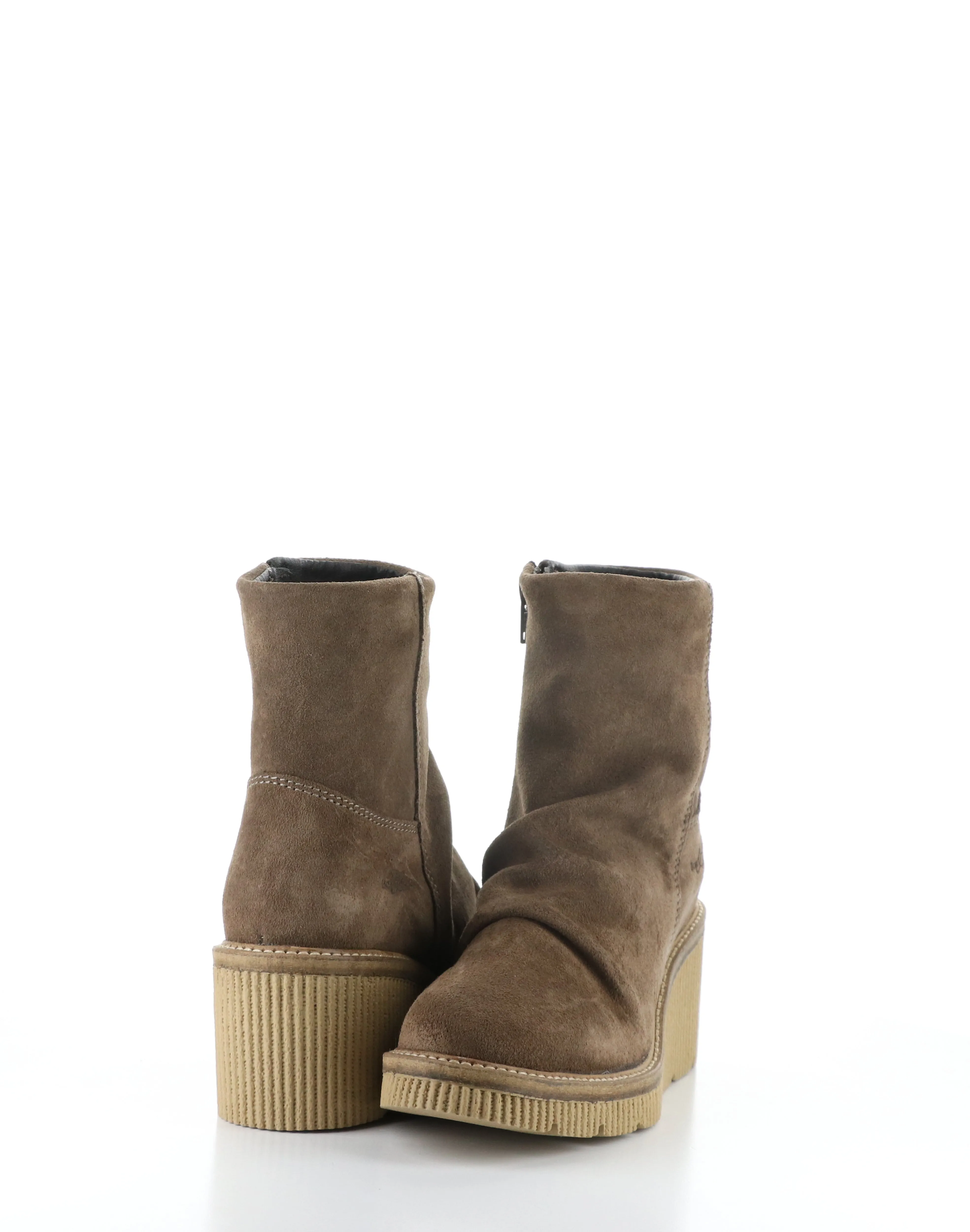 ALINA TAUPE Round Toe Boots