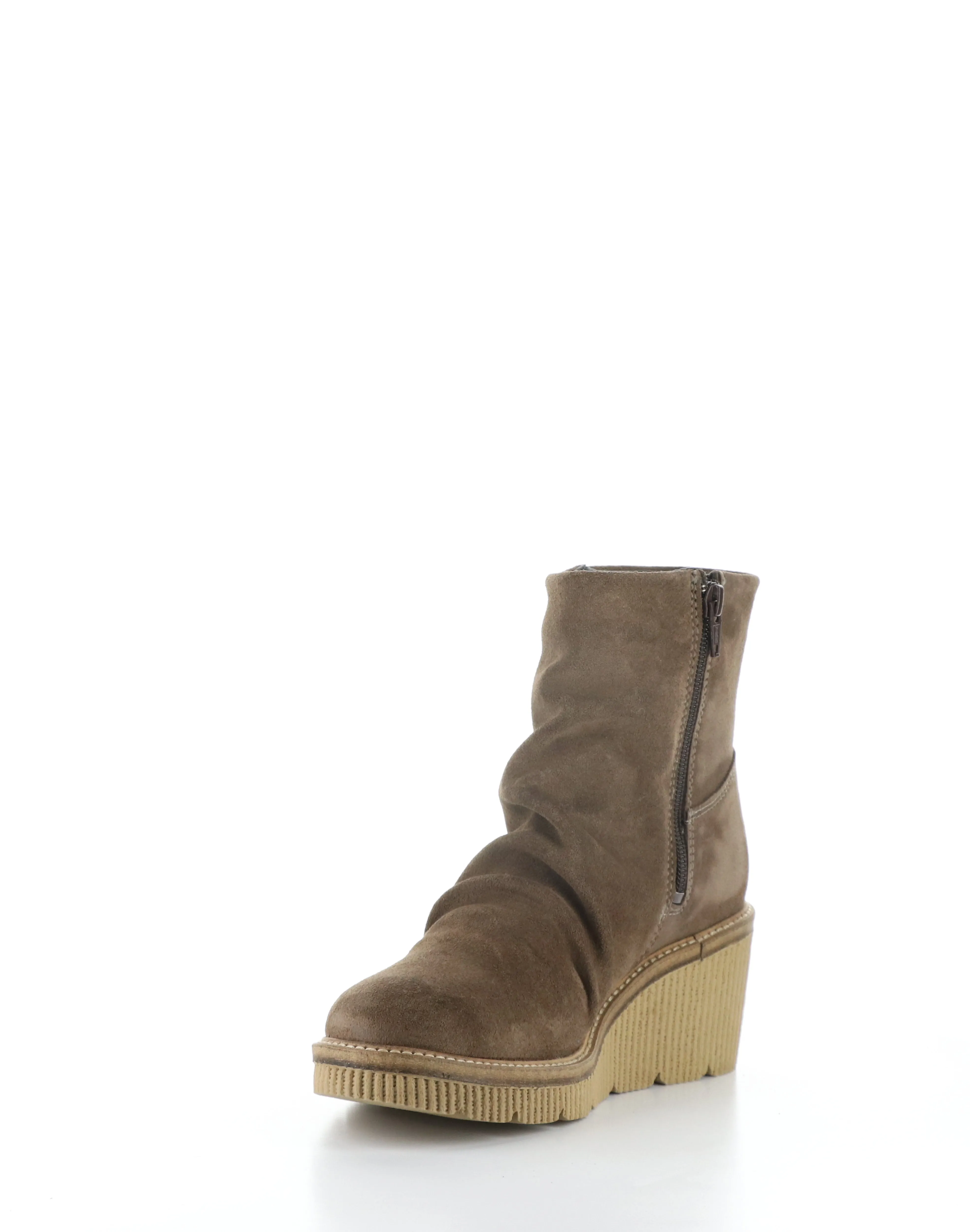ALINA TAUPE Round Toe Boots