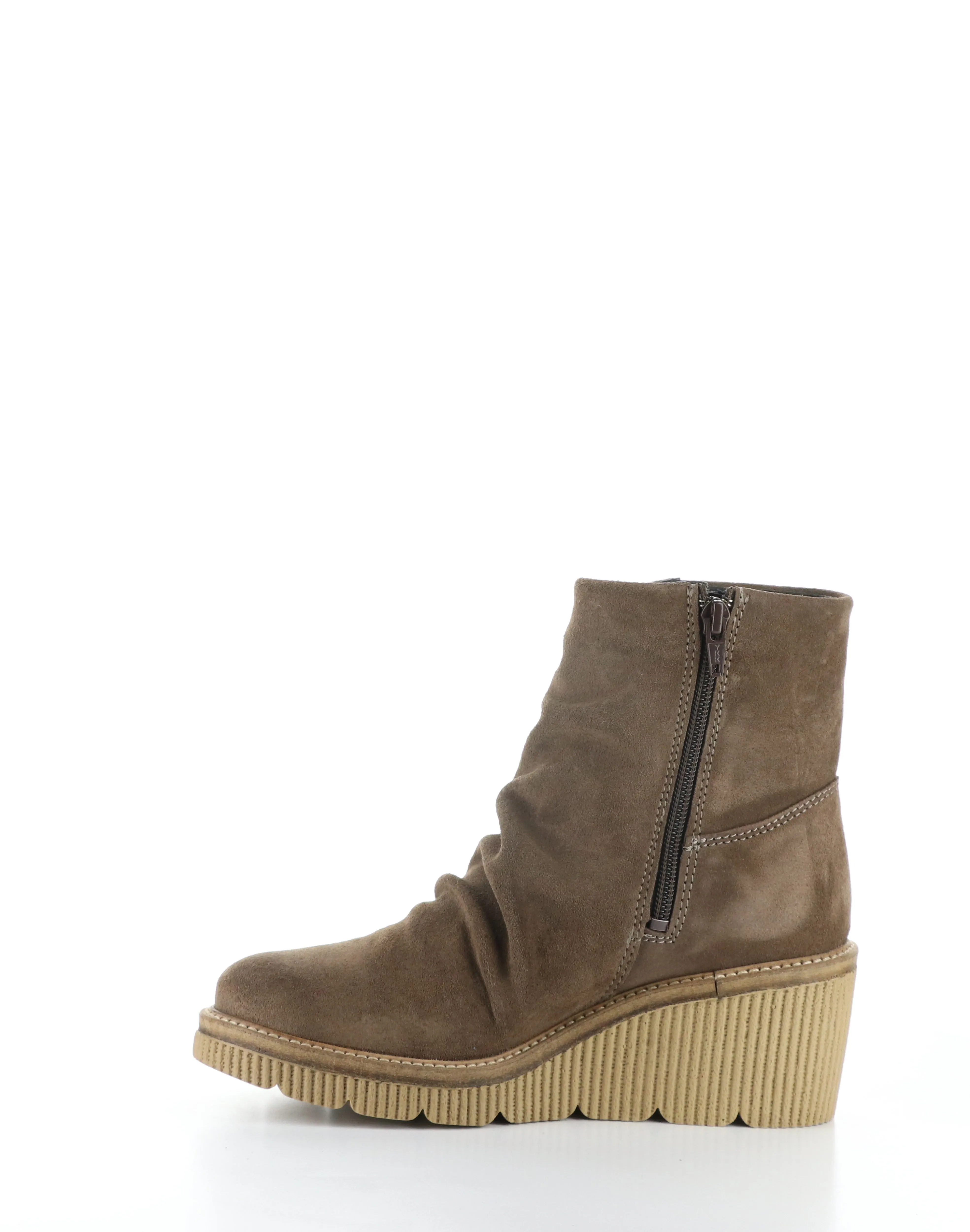 ALINA TAUPE Round Toe Boots