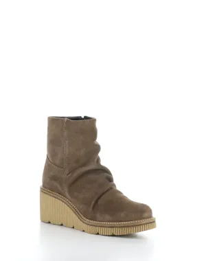 ALINA TAUPE Round Toe Boots