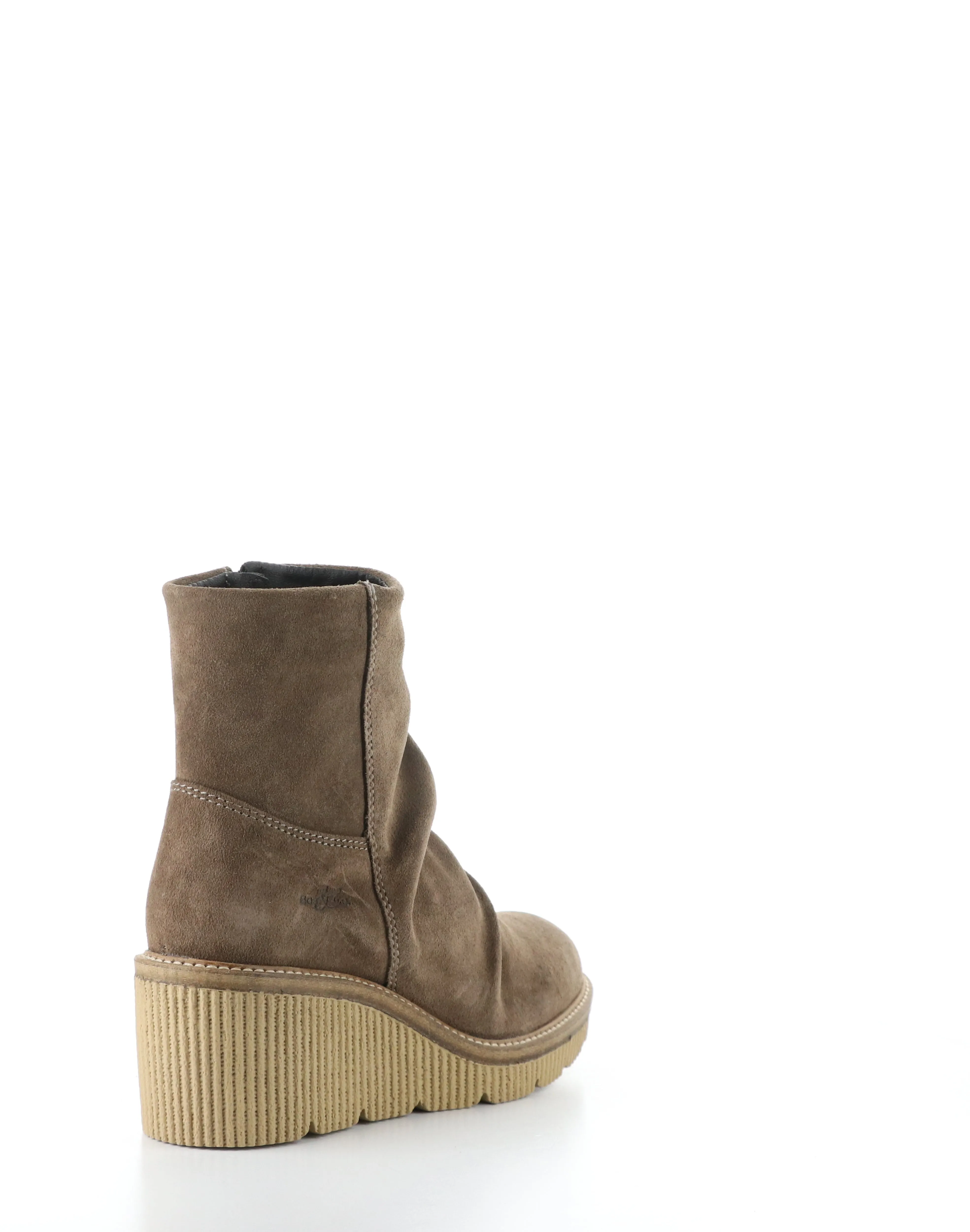ALINA TAUPE Round Toe Boots