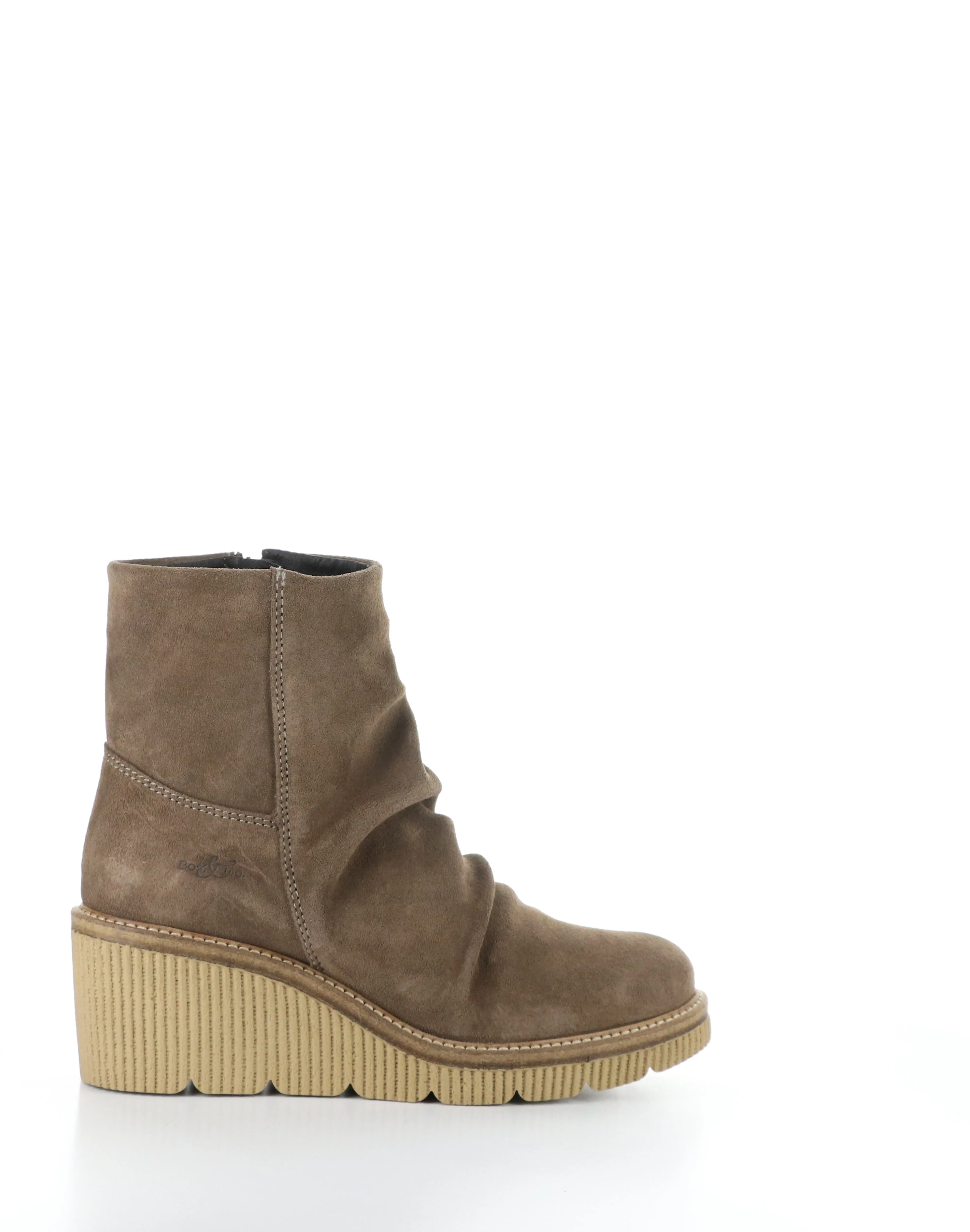 ALINA TAUPE Round Toe Boots