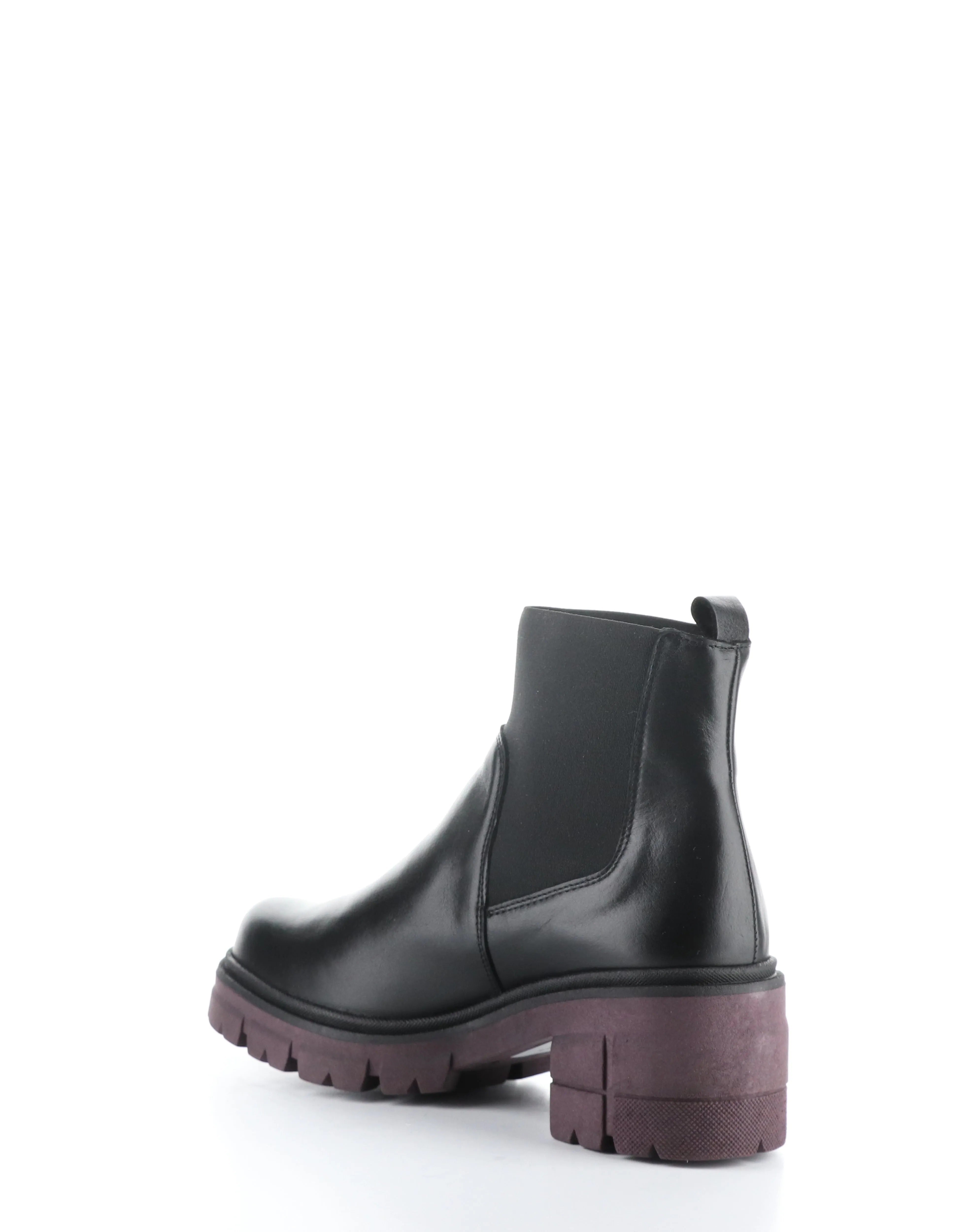 BIANC BLACK/BORDO Elasticated Boots