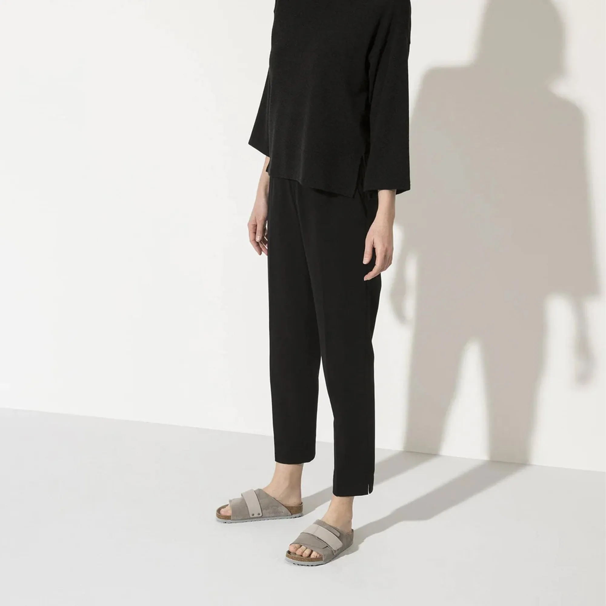 Birkenstock | KYOTO NUBUCK/SUEDE LEATHER  { GRAY