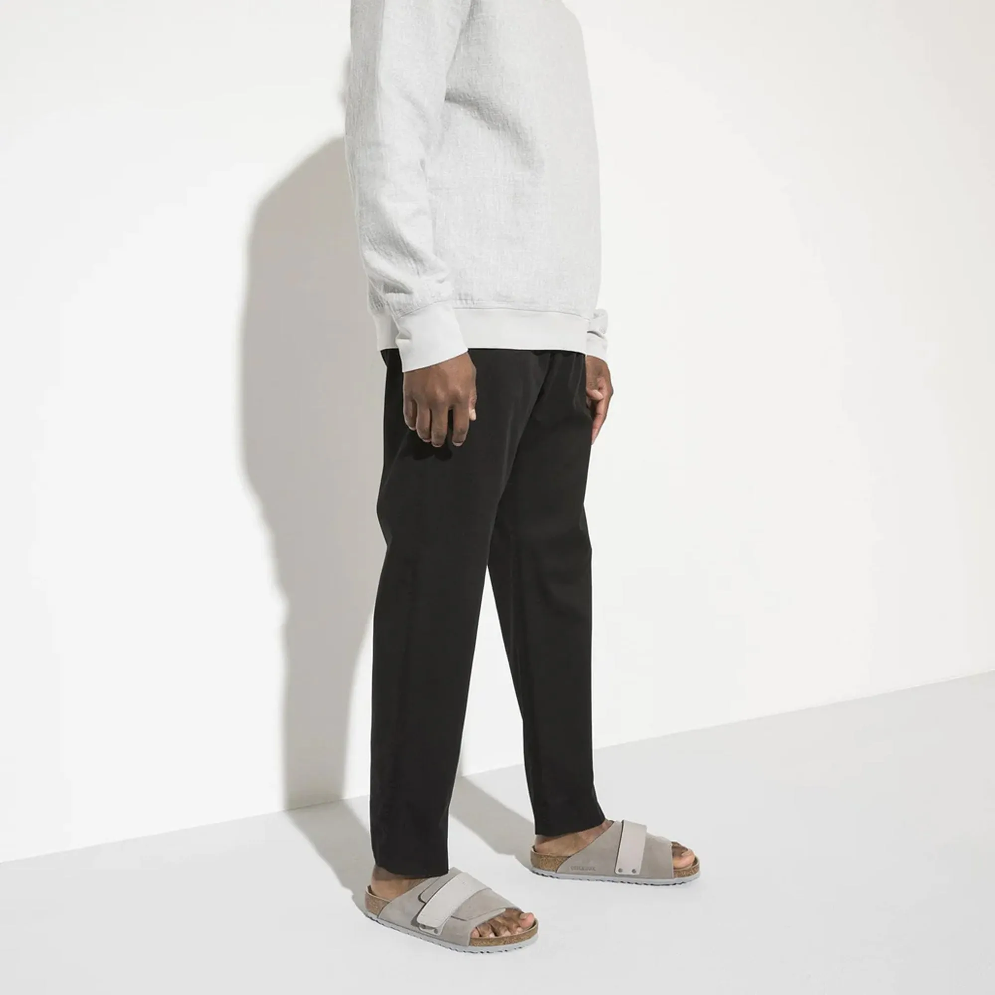 Birkenstock | KYOTO NUBUCK/SUEDE LEATHER  { GRAY