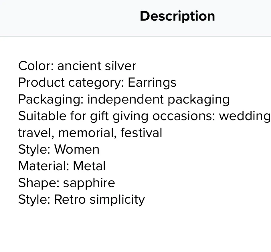 Blue decor leaf earrings