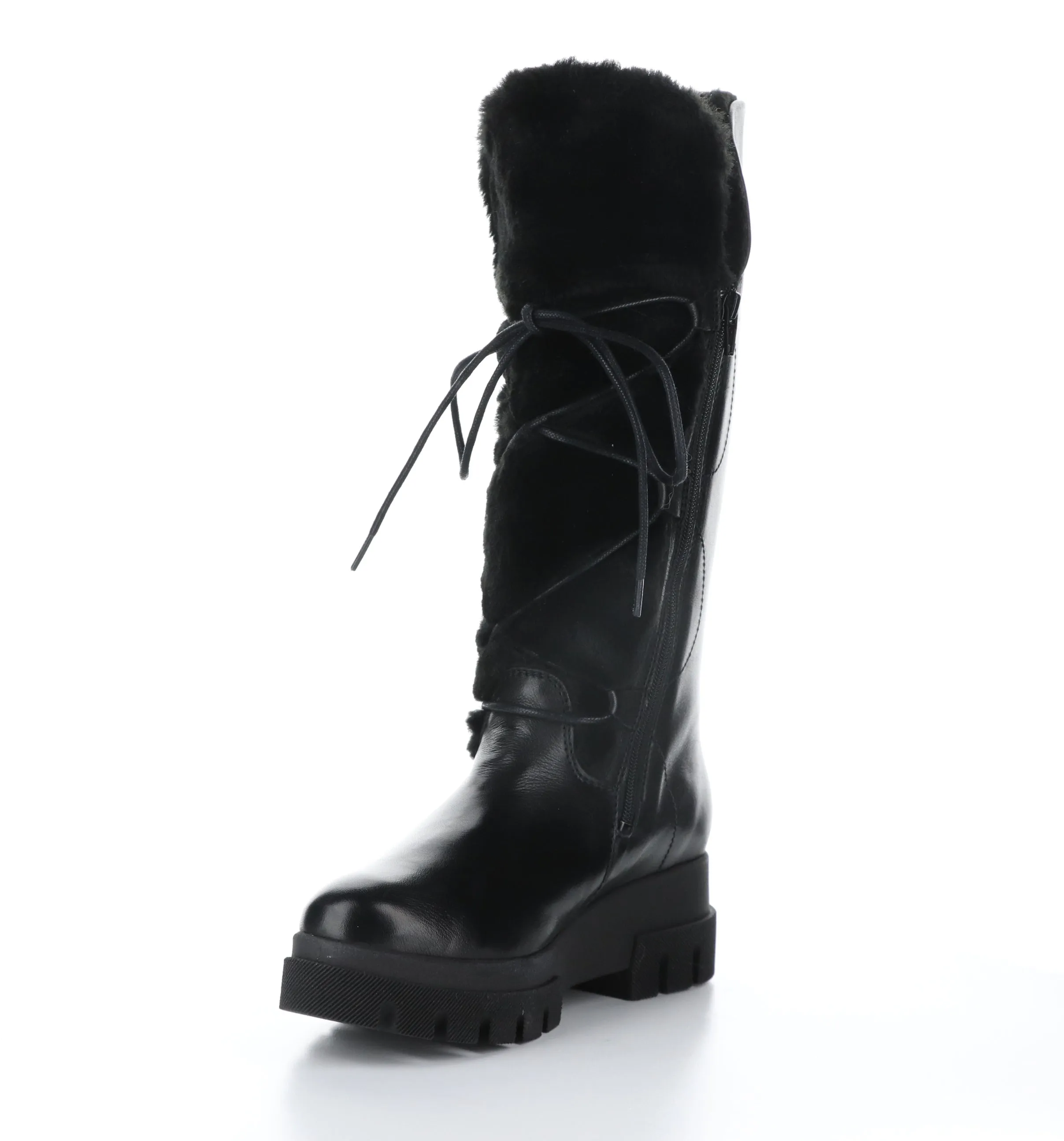 CABAL Black Zip Up Boots|CABAL Bottes avec Fermeture Zipp��e in Noir