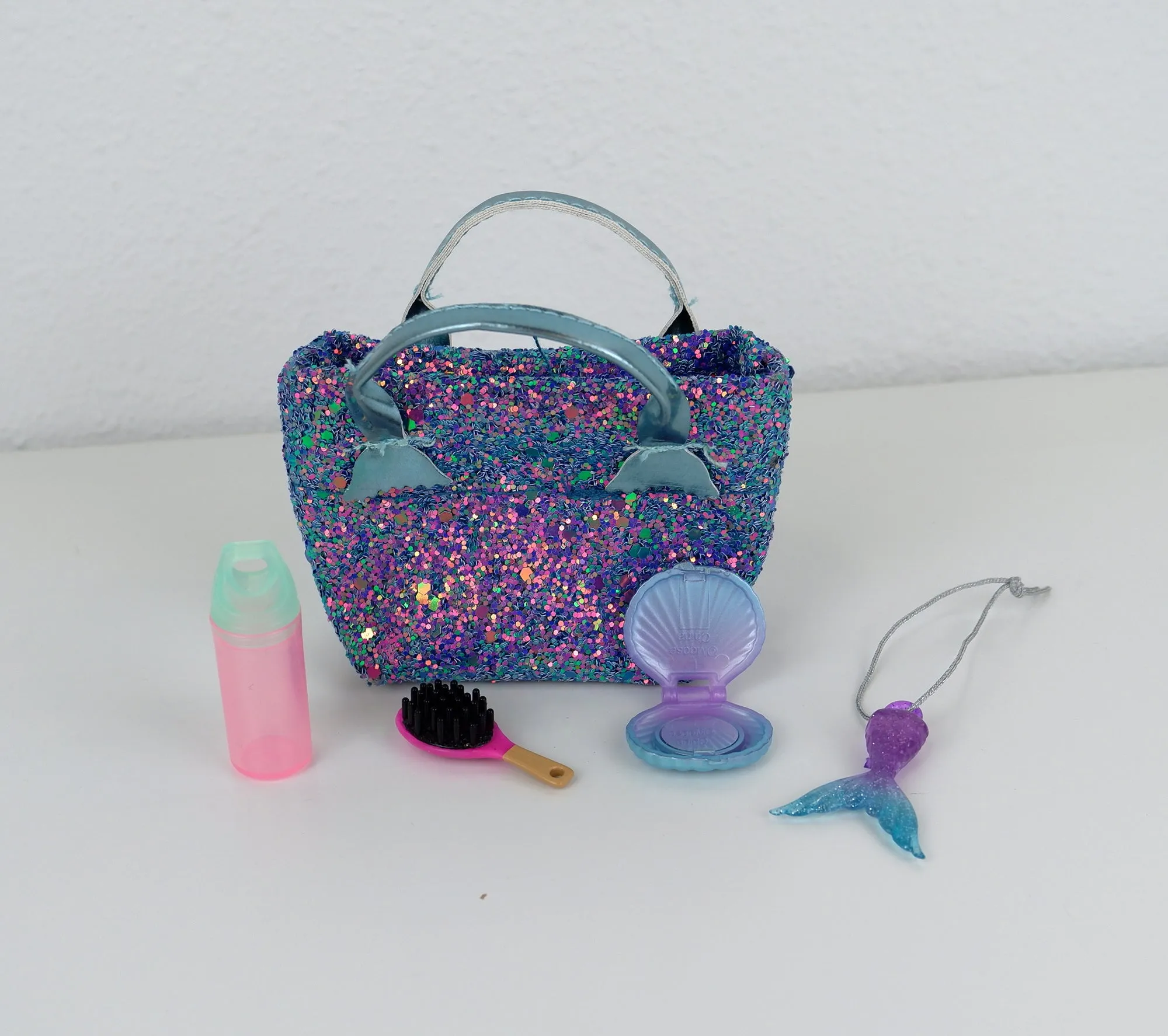 Coralie - custom mermaid theme Ruby Red Fashion Friend doll & wardrobe