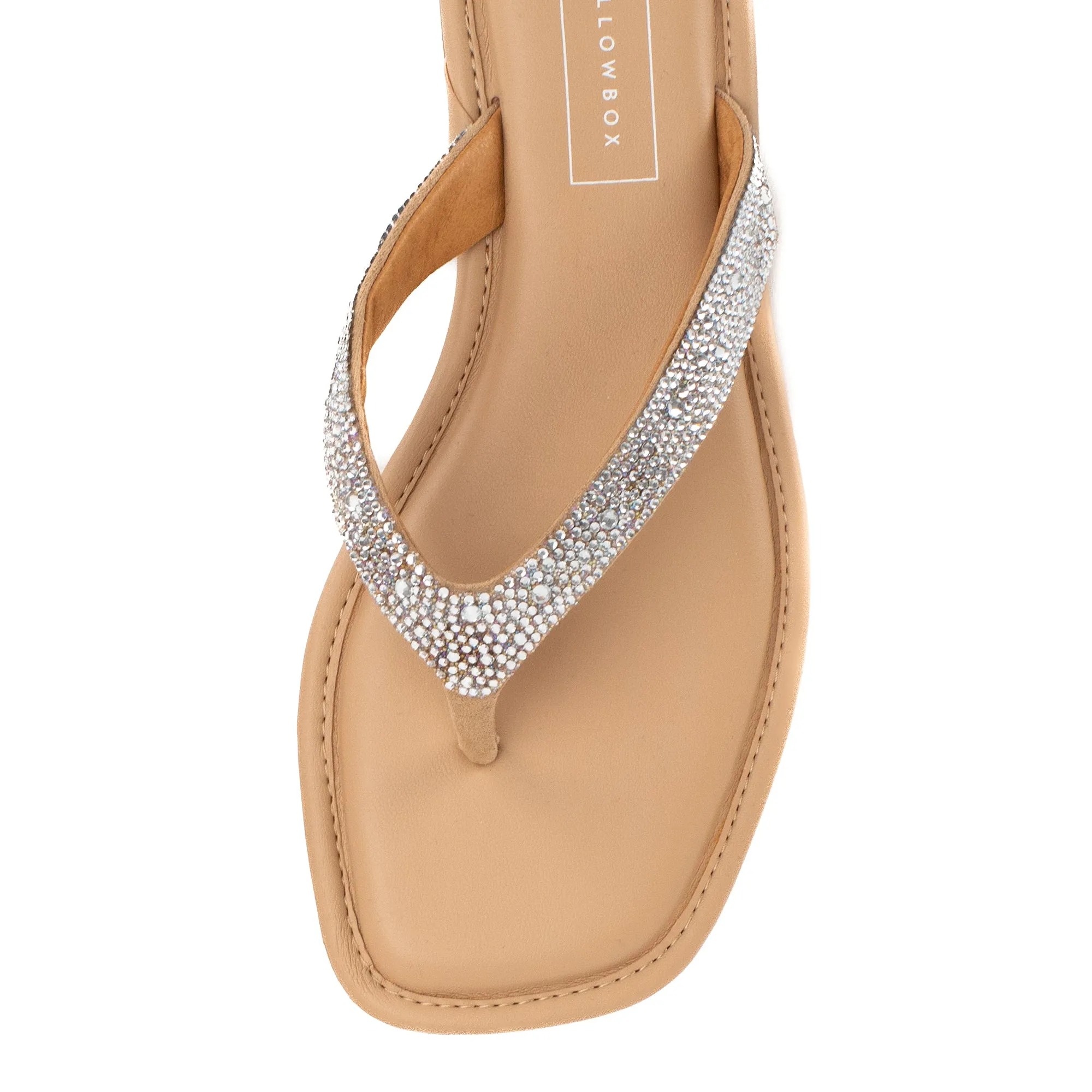 Della Rhinestone Sandal