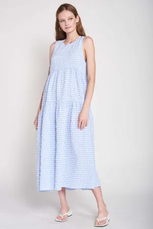 Format Gingham Midi Sundress