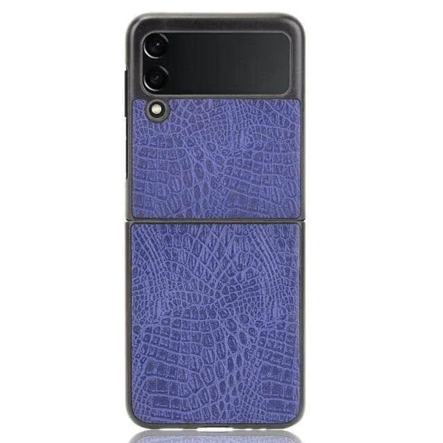 Galaxy Z Flip 3 Luxury Crocodile Skin Cover