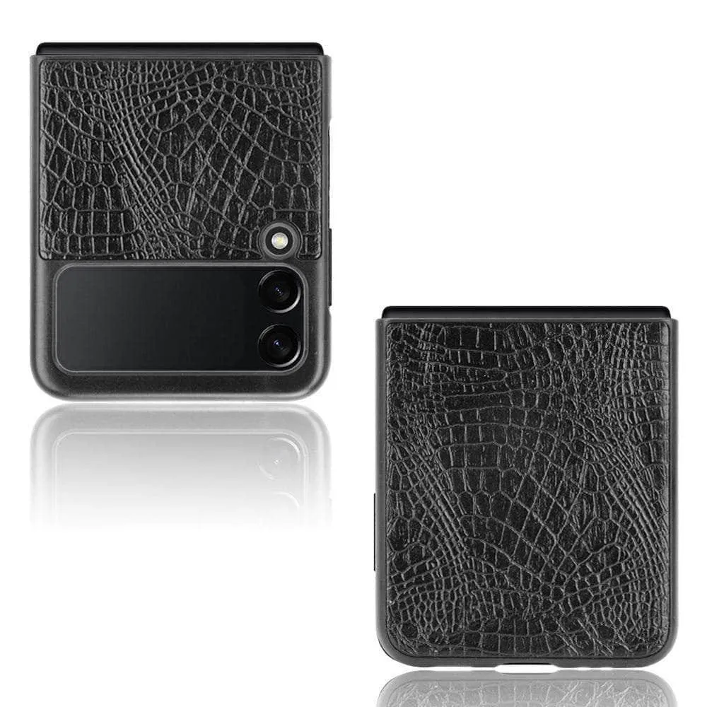 Galaxy Z Flip 3 Luxury Crocodile Skin Cover
