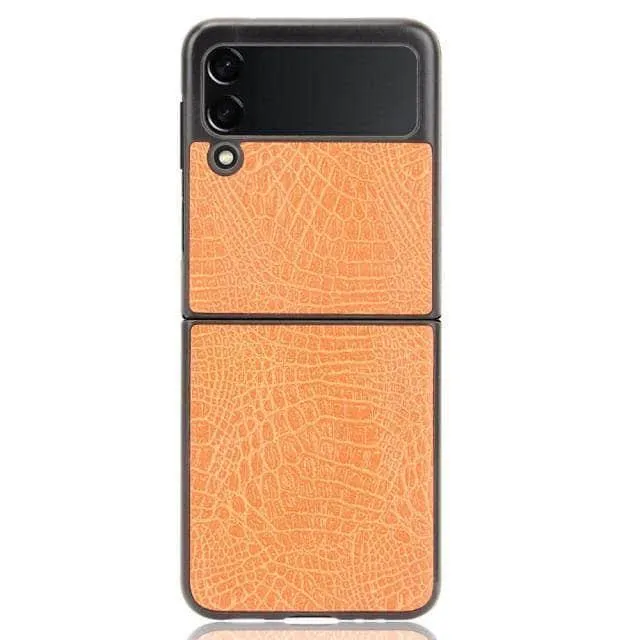 Galaxy Z Flip 3 Luxury Crocodile Skin Cover