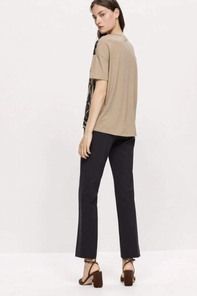 Luisa Cerano T Petrol Grey Navy Trousers  628196/2056 297