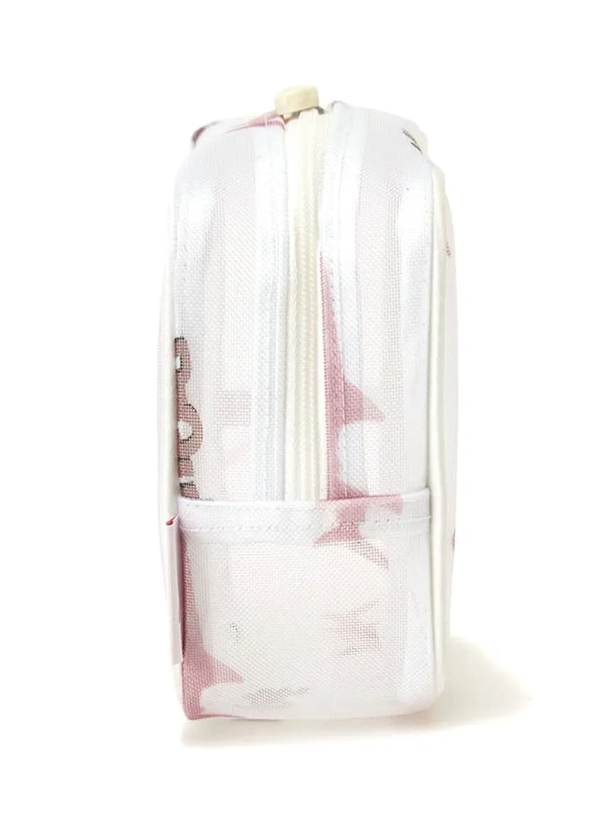 Mesh Shark Pattern Square Pouch Bag