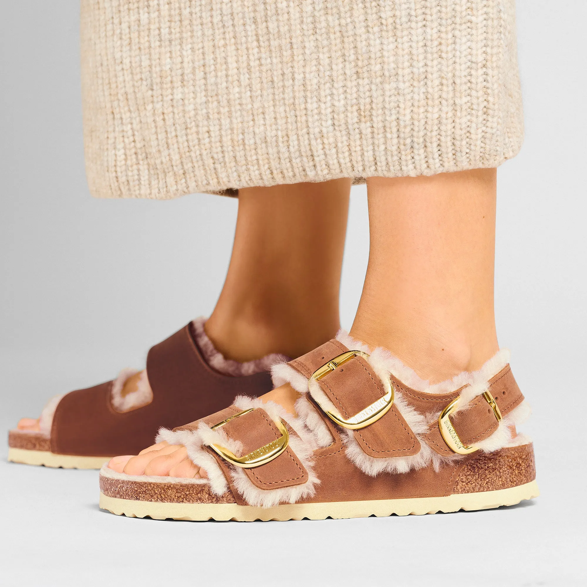 Milano Big Buckle Oiled Leather