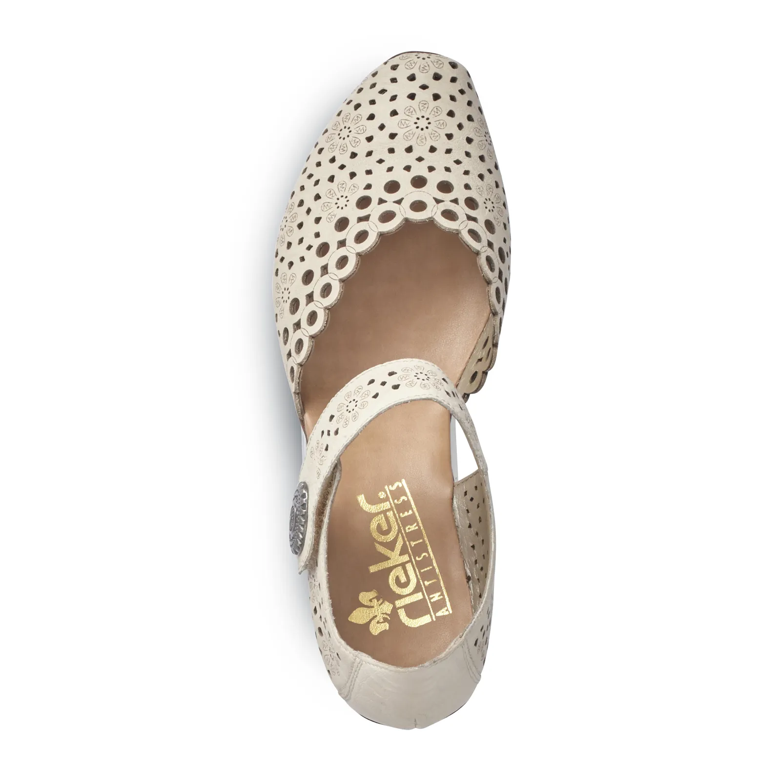 Rieker Mirjam 43753-60 Heeled Sandal (Women) - Cream