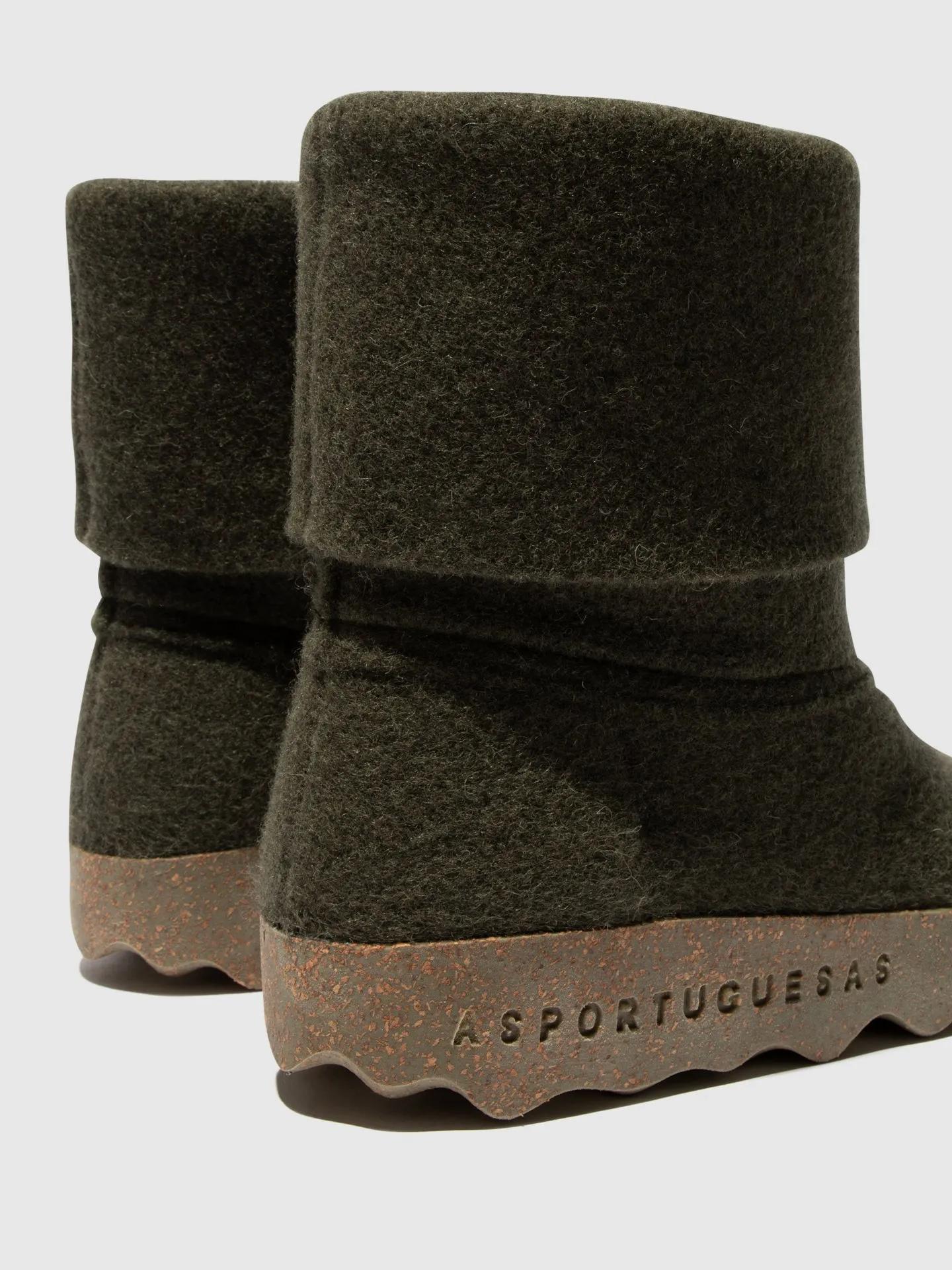 Round Toe Boots CADY MILITARY GREEN