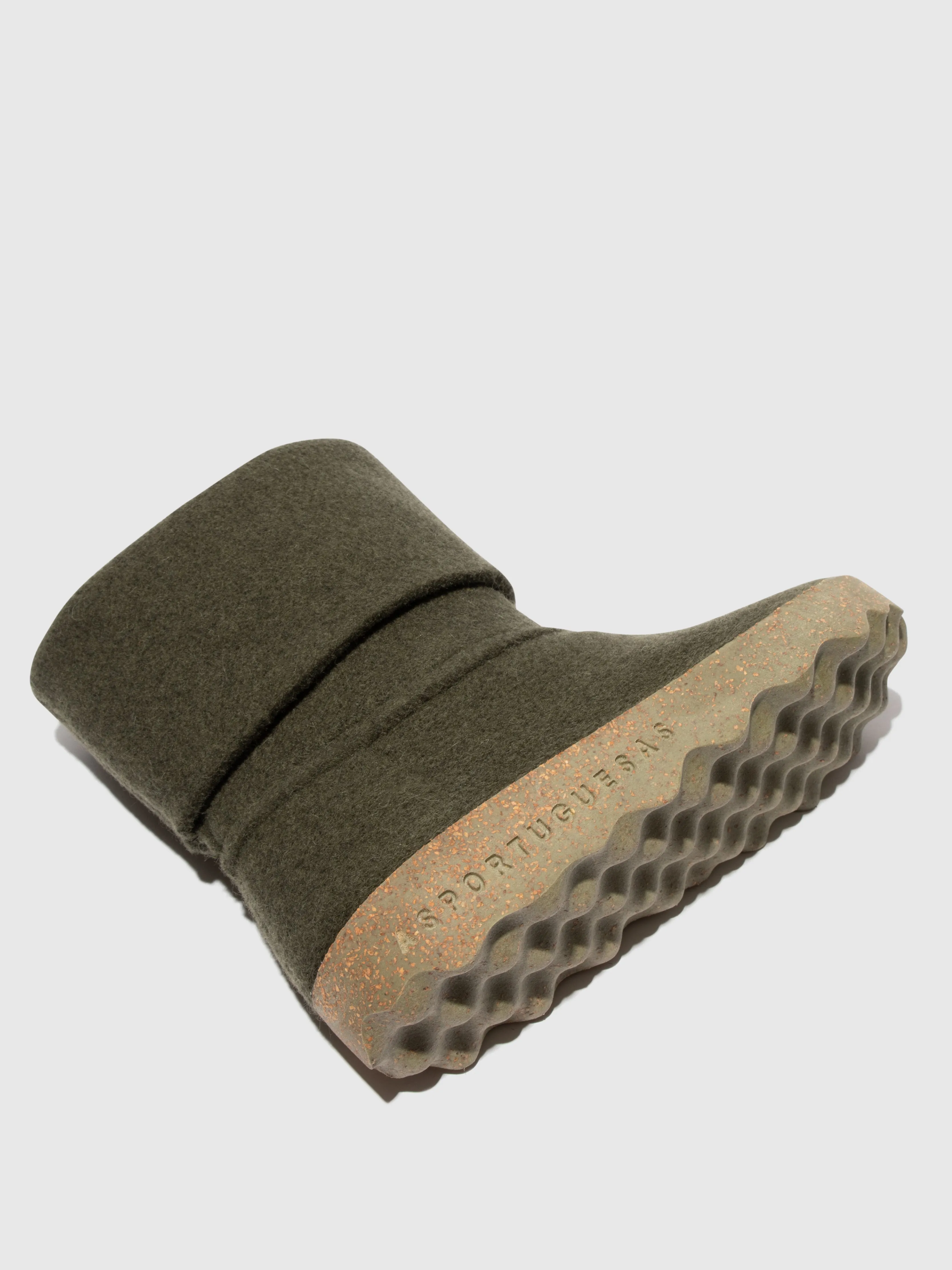 Round Toe Boots CADY MILITARY GREEN