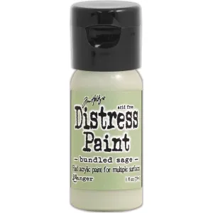 Tim Holtz Distress Paint Flip Top 1oz - Bundled Sage
