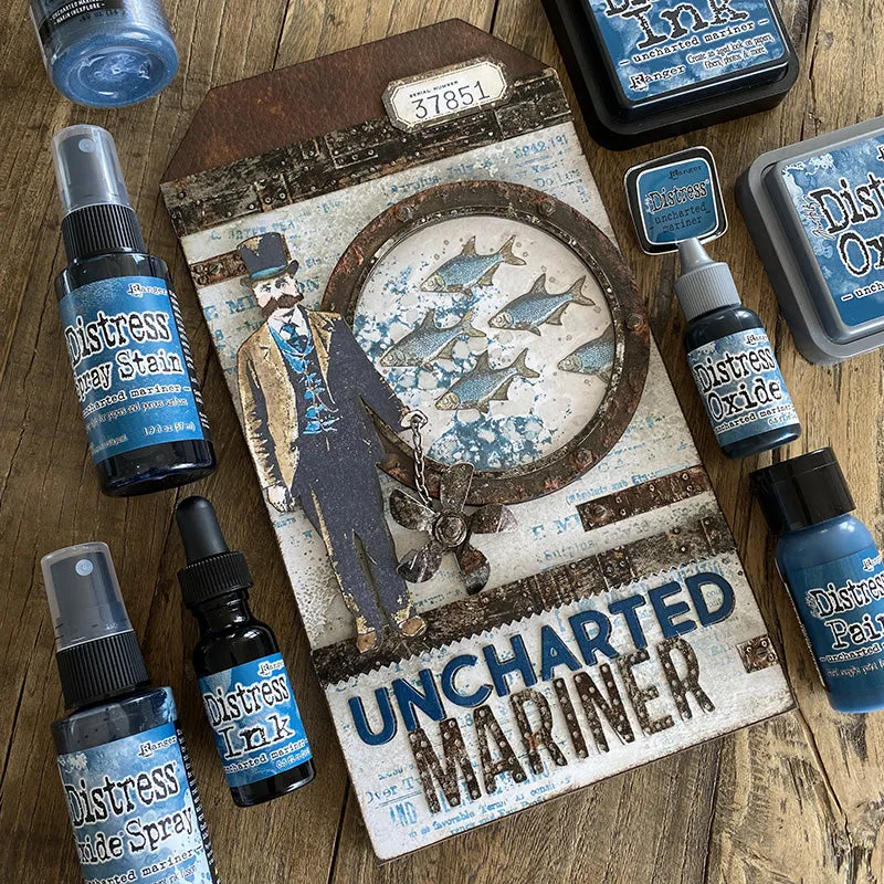 Tim Holtz Distress Paint Flip Top 1oz - Uncharted Mariner