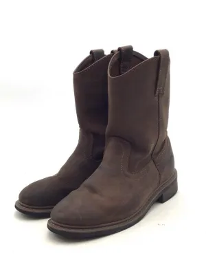 Trail Guide Men's Wellington Dark Brown Work Western Boots - Size 8.5M