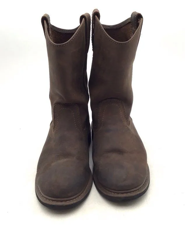 Trail Guide Men's Wellington Dark Brown Work Western Boots - Size 8.5M