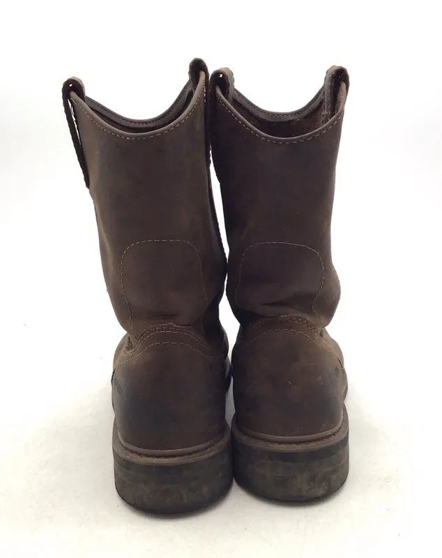 Trail Guide Men's Wellington Dark Brown Work Western Boots - Size 8.5M