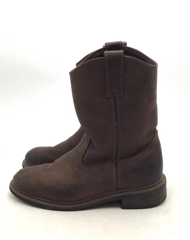 Trail Guide Men's Wellington Dark Brown Work Western Boots - Size 8.5M