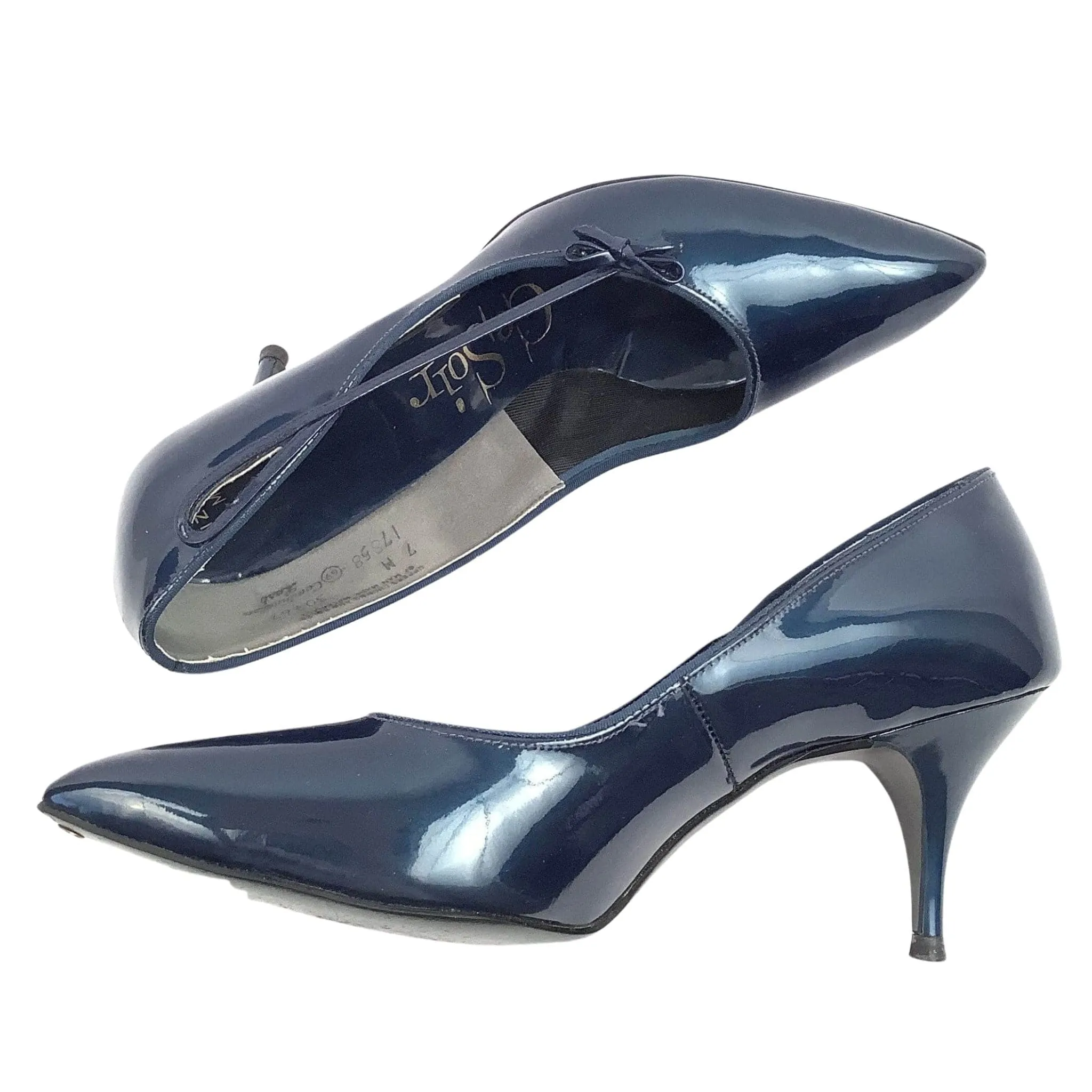 Vintage Navy Blue Heels