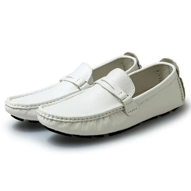 West Louis Soft Bottom Leather Comfy Flats