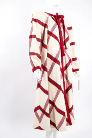 Windowpane Check Coat