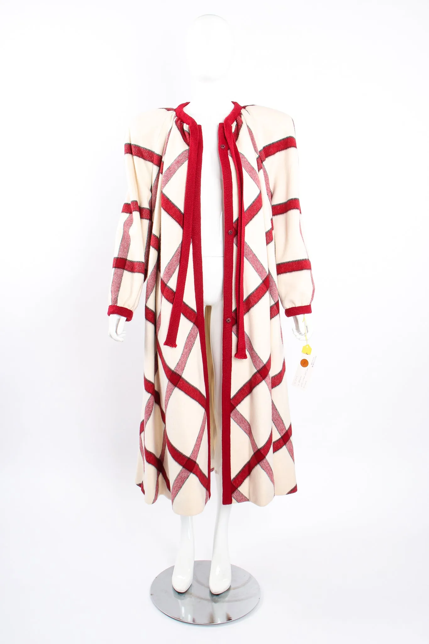 Windowpane Check Coat