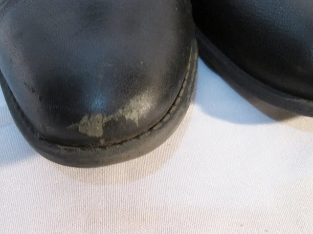 Womens FRANCO SARTO SONDRA Leather Ankle Boot Booties Shoe BLACK 7.5